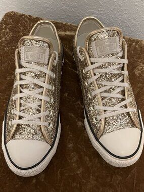 Converse All Star Glitter Sneakers ✨ Size 8